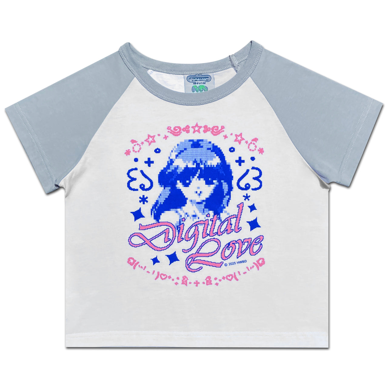 Digital Love Raglan Baby Tee – HOMEWARD BOUND CO