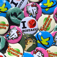 Hardcore Happiness Button Pin Pack